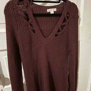 Red/maroon sweater from aeropostale